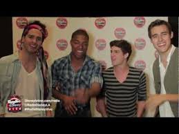 Nico, Samu, Facu y Jorge en Radio Disney